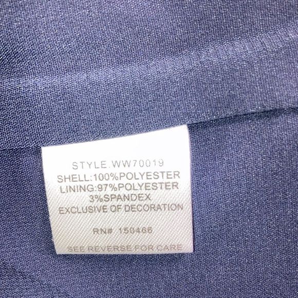 NWT Magnolia Grace Medium Navy Beaded Sleeveless Dress - Picture 12 of 12